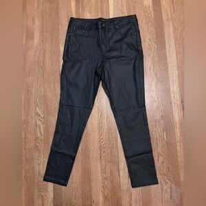 SPYM Black Coated Jeans (Viscose) NWT